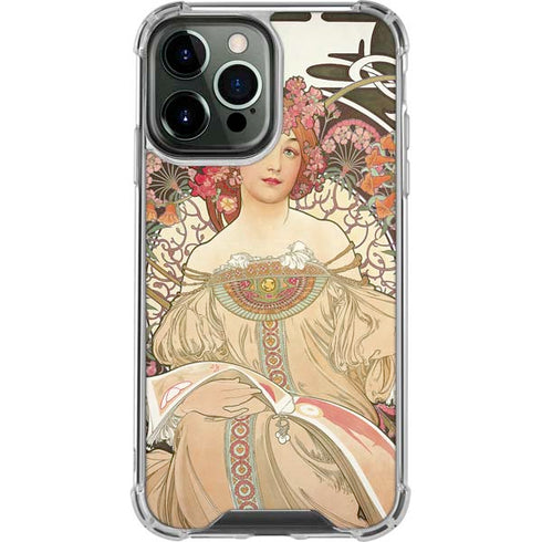 Alphonse Mucha Reverie 1897 iPhone 13 Pro Max Clear Case