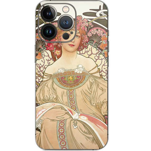 Alphonse Mucha Reverie 1897 iPhone 13 Pro Skin