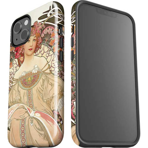 Alphonse Mucha Reverie 1897 iPhone 15 Plus Impact Case