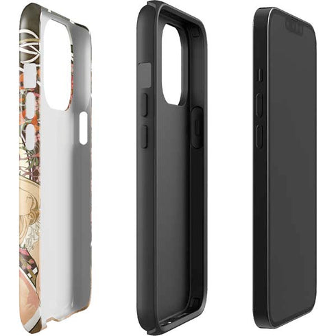 Alphonse Mucha Reverie 1897 iPhone 14 Pro Impact Case