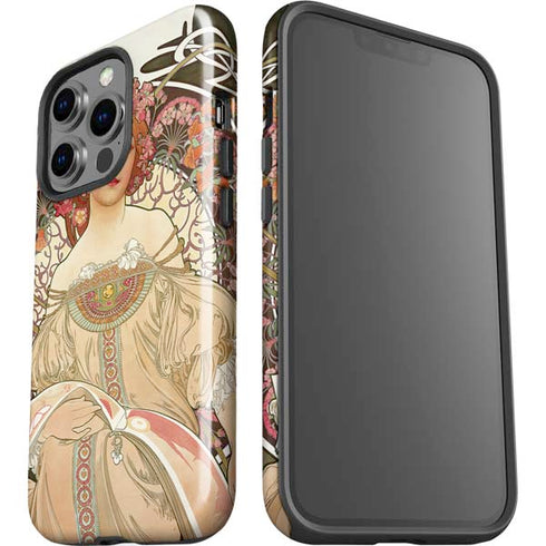 Alphonse Mucha Reverie 1897 iPhone 14 Pro Impact Case