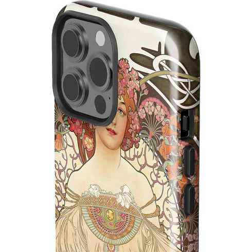 Alphonse Mucha Reverie 1897 iPhone 15 Pro Max Impact Case