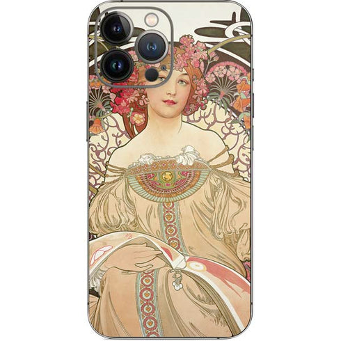 Alphonse Mucha Reverie 1897 iPhone 14 Pro Max Skin