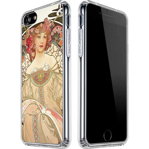 Alphonse Mucha Reverie 1897 iPhone SE (2nd & 3rd Gen) Clear Case