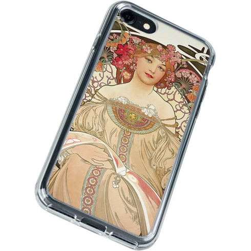 Alphonse Mucha Reverie 1897 iPhone SE (2nd & 3rd Gen) Clear Case