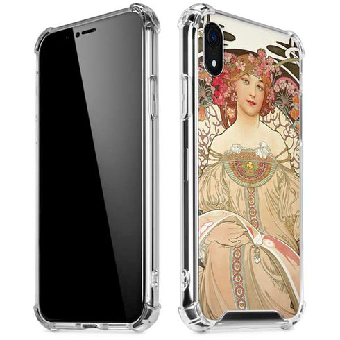 Alphonse Mucha Reverie 1897 iPhone XR Clear Case