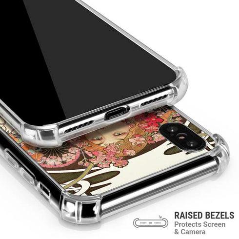 Alphonse Mucha Reverie 1897 iPhone XS Max Clear Case