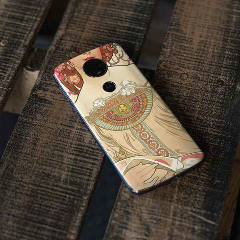 Alphonse Mucha Reverie 1897 Moto E5 Plus Skin
