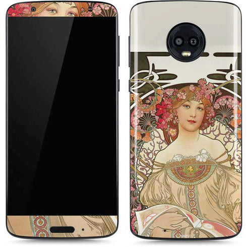 Alphonse Mucha Reverie 1897 Moto G6 Skin