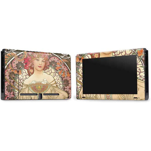 Alphonse Mucha Reverie 1897 Nintendo Switch Bundle Skin