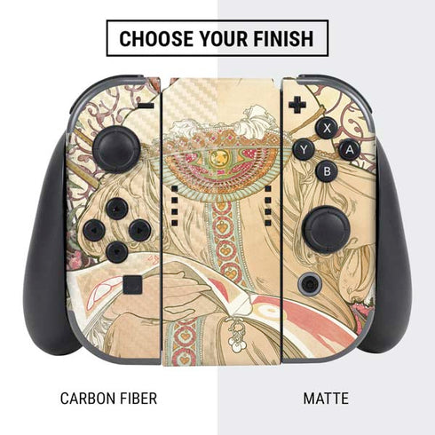 Alphonse Mucha Reverie 1897 Nintendo Switch Bundle Skin