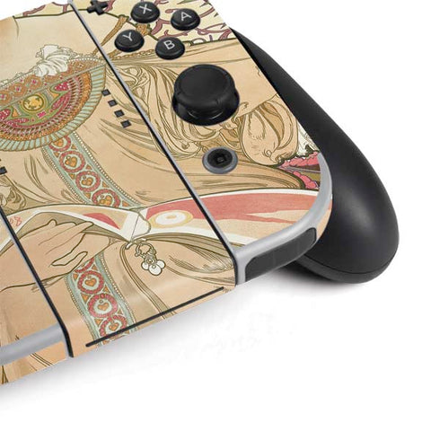 Alphonse Mucha Reverie 1897 Nintendo Switch OLED (2021) Skin