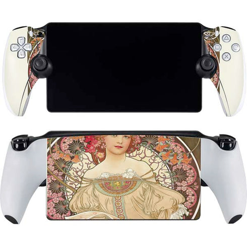 Alphonse Mucha Reverie 1897 PlayStation Portal Remote Player Skin