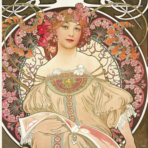 Alphonse Mucha Reverie 1897 PS4 Slim Skin