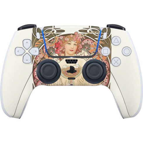 Alphonse Mucha Reverie 1897 PS5 Controller Skin