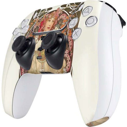 Alphonse Mucha Reverie 1897 PS5 Controller Skin