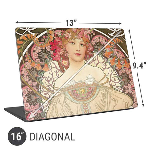 Alphonse Mucha Reverie 1897 Universal Laptop 16in (13 x 9.4in) Skin