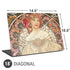 Alphonse Mucha Reverie 1897 Universal Laptop 18in (14.6 x 10.6in) Skin