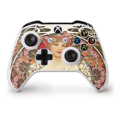 Alphonse Mucha Reverie 1897 Xbox One S Controller Skin