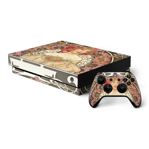 Alphonse Mucha Reverie 1897 Xbox One X Bundle Skin