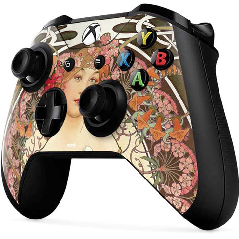 Alphonse Mucha Reverie 1897 Xbox One X Controller Skin
