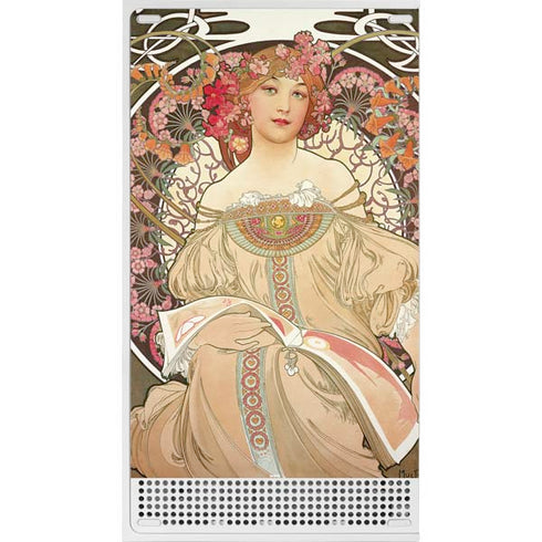 Alphonse Mucha Reverie 1897 Xbox Series S Console Skin