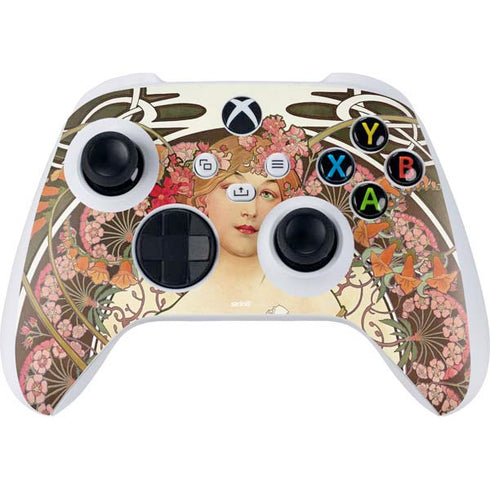 Alphonse Mucha Reverie 1897 Xbox Series S Controller Skin