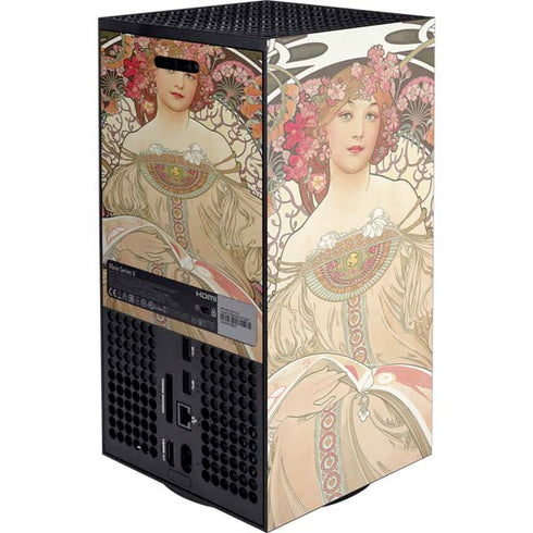 Alphonse Mucha Reverie 1897 Xbox Series X Console Skin