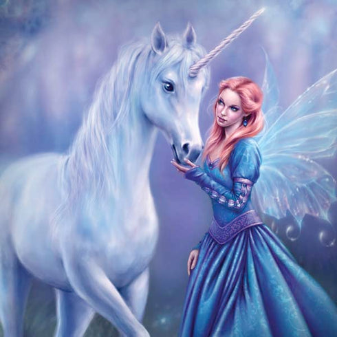 Rhiannon Fairy and Unicorn by Rachel Anderson Dell Alienware Skin