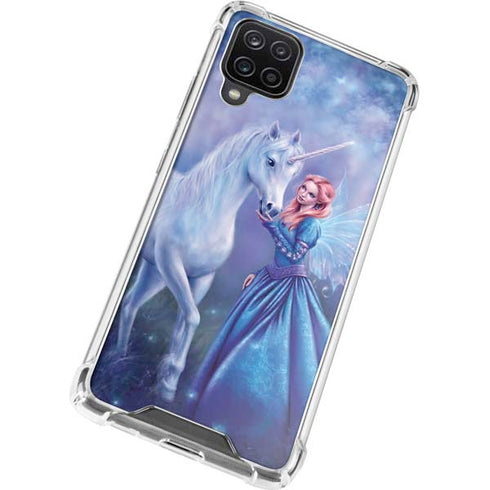 Rachel Anderson Rhiannon Fairy and Unicorn Galaxy A12 Clear Case