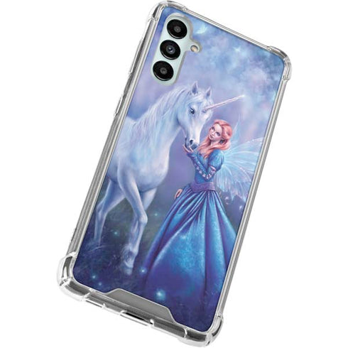 Rachel Anderson Rhiannon Fairy and Unicorn Galaxy A14 5G Clear Case