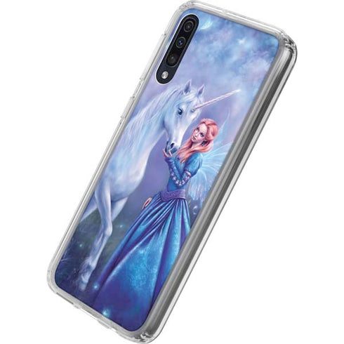 Rachel Anderson Rhiannon Fairy and Unicorn Galaxy A50 Clear Case
