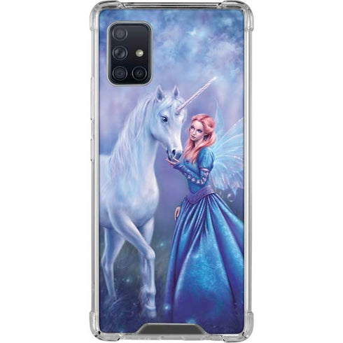 Rachel Anderson Rhiannon Fairy and Unicorn Galaxy A51 5G Clear Case