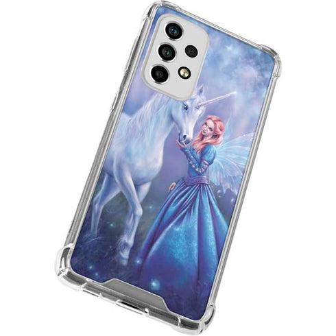 Rachel Anderson Rhiannon Fairy and Unicorn Galaxy A53 5G Clear Case