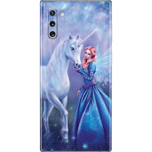 Rachel Anderson Rhiannon Fairy and Unicorn Galaxy Note 10 Skin