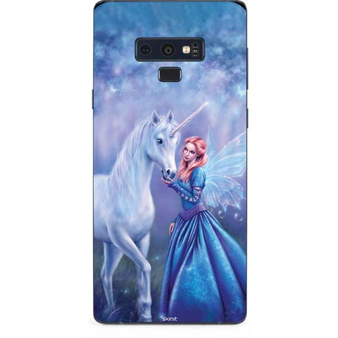 Rachel Anderson Rhiannon Fairy and Unicorn Galaxy Note 9 Skin
