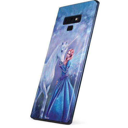 Rachel Anderson Rhiannon Fairy and Unicorn Galaxy Note 9 Skin