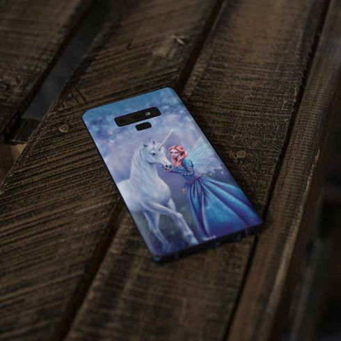 Rachel Anderson Rhiannon Fairy and Unicorn Galaxy Note 9 Skin