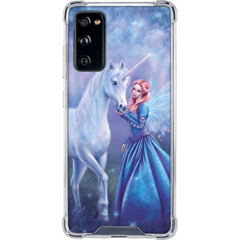Rachel Anderson Rhiannon Fairy and Unicorn Galaxy S20 FE Clear Case