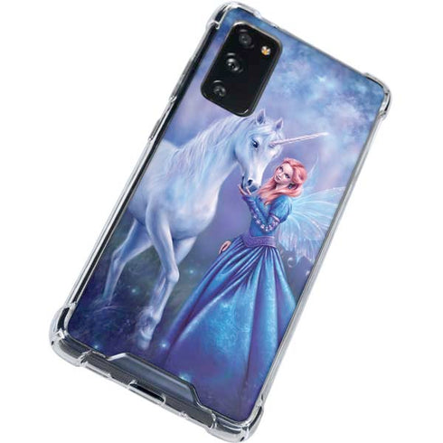 Rachel Anderson Rhiannon Fairy and Unicorn Galaxy S20 FE Clear Case