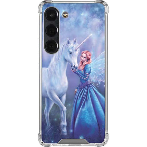 Rachel Anderson Rhiannon Fairy and Unicorn Galaxy S23 Clear Case