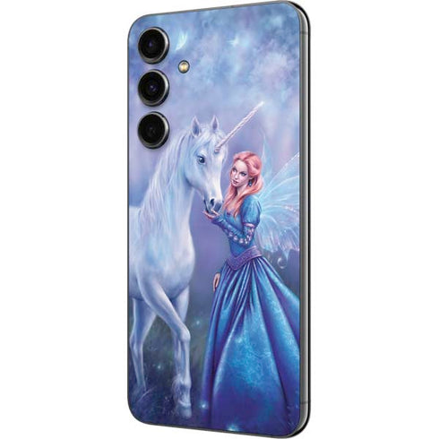 Rhiannon Fairy and Unicorn by Rachel Anderson Galaxy S23 FE Skin