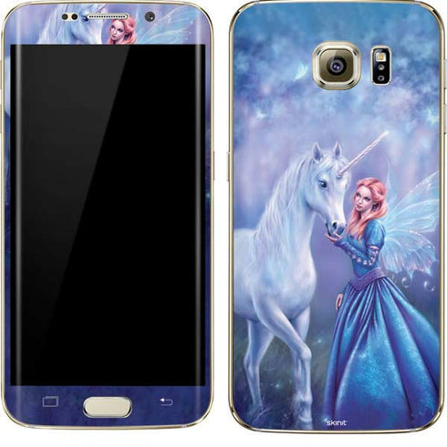 Rachel Anderson Rhiannon Fairy and Unicorn Galaxy S7 Edge Skin