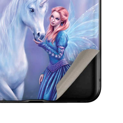 Rachel Anderson Rhiannon Fairy and Unicorn Galaxy Z Flip Skin