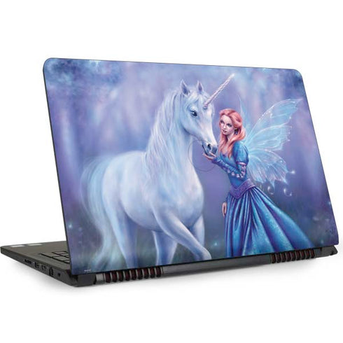 Rachel Anderson Rhiannon Fairy and Unicorn Dell Inspiron Skin
