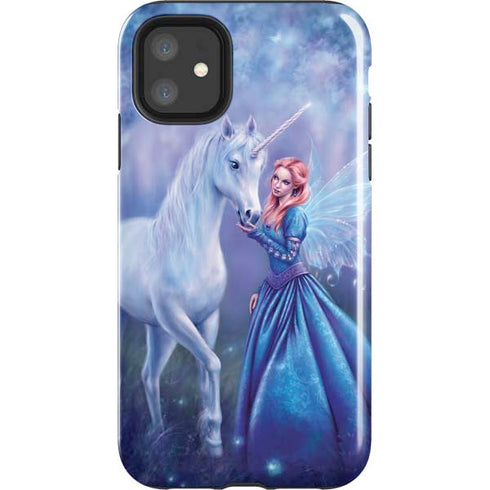 Rachel Anderson Rhiannon Fairy and Unicorn iPhone 11 Impact Case
