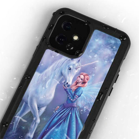 Rachel Anderson Rhiannon Fairy and Unicorn iPhone 12 Mini Waterproof Case