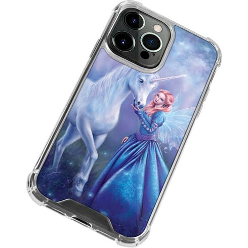 Rachel Anderson Rhiannon Fairy and Unicorn iPhone 13 Pro Clear Case