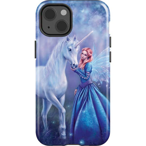 Rachel Anderson Rhiannon Fairy and Unicorn iPhone 14 Impact Case