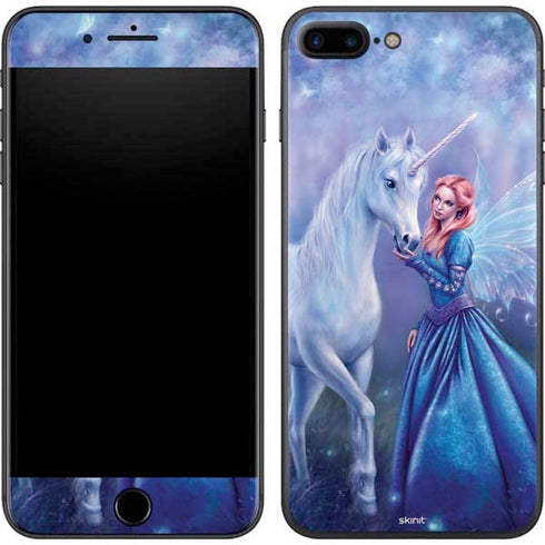 Rachel Anderson Rhiannon Fairy and Unicorn iPhone 8 Plus Skin